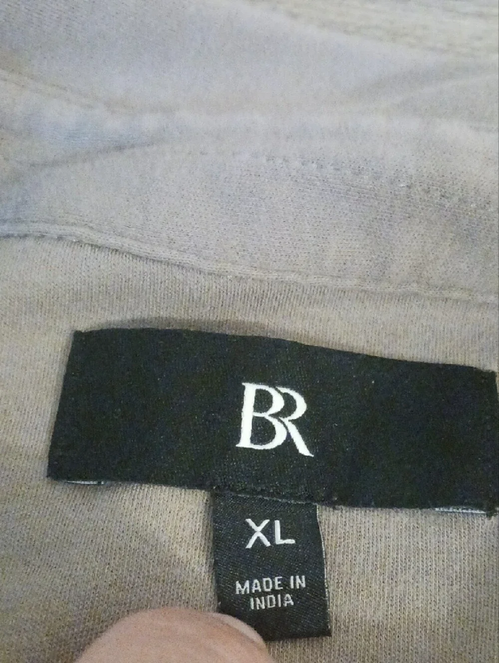 Banana Republic Men's Luxury- Touch Long-Sleeve Polo Mocha Chi XL